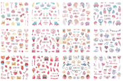 Nail Art Water Decal Stickers - BN Collection Water Decal