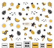 Nail Art Water Decal Stickers - M+ Collection 601 Water Decal