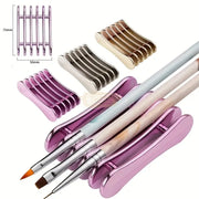 Nail Brush Holder Rack | 5 Grids Salon Furnishing