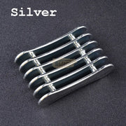 Nail Brush Holder Rack | 5 Grids Silver Salon Furnishing