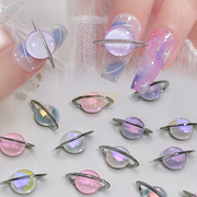 Nail Deco | Saturn Planet Nail Charms 18*10mm (price per pc) Nail Art
