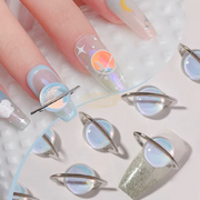 Nail Deco | Saturn Planet Nail Charms 18*10mm (price per pc) Nail Art