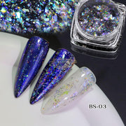 Nail Deco with Applicator | Sequins IN-96 Nail Powder