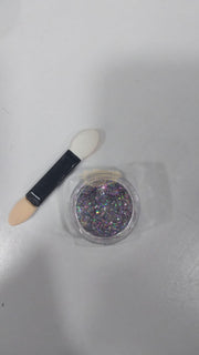 Nail Deco with Applicator | Sequins IN-96 Nail Powder