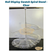 Nail Display Swatch Spiral Stand - Clear (120 tips) Nail Art Tool