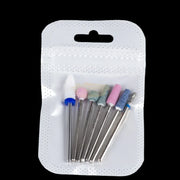 Nail Drill Bit Set 7 Pcs White Pack - 10 Drill Bit
