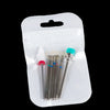 Nail Drill Bit Set 7 Pcs White Pack - 5 Drill Bit
