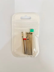 Nail Drill Bit Set 7 Pcs White Pack - 5 Drill Bit