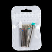 Nail Drill Bit Set 7 Pcs White Pack - 7 Drill Bit