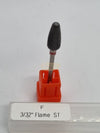 Nail Drill Bits Cone Shape Flame ST Flame ST Red (Fine) Drill Bit