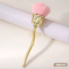 Nail Dust Brush | Gold Nail Dust Brush