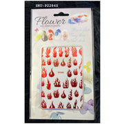 Nail Flame Stickers - Available in 9 variants Nail Art