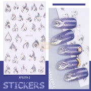 Nail Flame Stickers - Available in 9 variants Nail Art