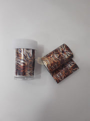 Nail Foil Transfer - Available in 13 designs 27 Tiger Nail Art