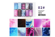 Nail Foil Transfer Set (10 rolls) - Available in 7 designs Nail Art Tool