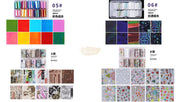Nail Foil Transfer Set (10 rolls) - Available in 7 designs Nail Art Tool