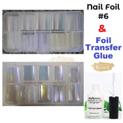 Nail Foil Transfer Set (10 rolls) - Available in 7 designs Nail Art Tool
