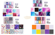 Nail Foil Transfer Set (10 rolls) - Available in 7 designs Nail Art Tool
