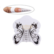 Nail Form | Butterfly Black & White Nail Form