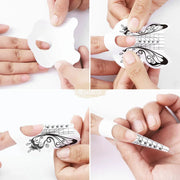 Nail Form | Butterfly Black & White Nail Form