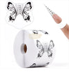 Nail Form | Butterfly Black & White Nail Form