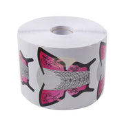Nail Form | Butterfly Fuchsia & Black 500 pcs (1 roll) Nail Form