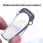 Nail Form | Clear & Black Summer Perfect Nail Form