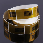 Nail Form | Gold & Black Rectangle Nail Form