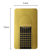 Nail Form | Gold & Black Rectangle Nail Form
