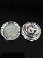 Nail Glitter Powder - Available in 8 colors 6 Nail Powder