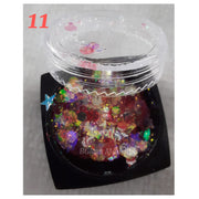 Nail Glitter Sequins - Available in 12 designs 11 Nail Sequins