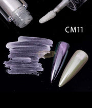 Nail Mirror Liquid Chrome Powder | CM Series CM11 Nail Powder