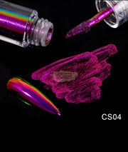 Nail Mirror Liquid Chrome Powder | CS Series Nail Powder