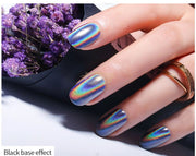 Nail Powder Laser Chrome Aurora Mirror Nail Powder w sponge eyeshadow applicator Nail Art Tool