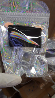 Nail Powder Laser Chrome Aurora Mirror Nail Powder w sponge eyeshadow applicator Nail Art Tool