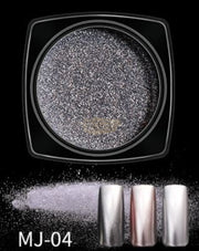 Nail Powder Mirror Effect Chrome Powder with applicator available in 16 colors MJ-04 Nail Powder