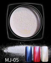Nail Powder Mirror Effect Chrome Powder with applicator available in 16 colors MJ-05 Nail Powder