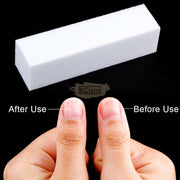 Nail Sanding Block Buffer White Nail Buffer