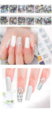 Nail Sequins Set - Available in 4 Designs Nail Sequins