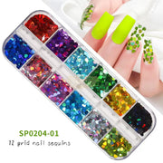 Nail Sequins Set - Available in 4 Designs SP0204-01 Nail Sequins