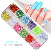 Nail Sequins Set - Available in 4 Designs SP0204-02 Nail Sequins