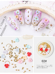 Nail Shell Flower Nail Decoration Available in 2 designs 3 Nail Art