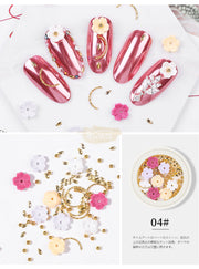 Nail Shell Flower Nail Decoration Available in 2 designs Nail Art