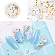 Nail Shell Flower Nail Decoration Available in 2 designs Nail Art