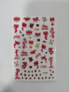 Nail Stickers Cartoon Collection | K-010 Pink Panther Nail Art