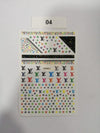 Nail Stickers Designer Collection VDSM-J 04 LV Nail Art