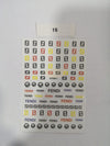Nail Stickers Designer Collection VDSM-J 15 Fendi Nail Art