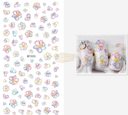 Nail Stickers - MT Flower Collection 5 Nail Stickers