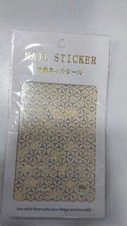 Nail Stickers | R136 | Gold Nail Art