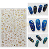 Nail Stickers | R207 | Gold Nail Art